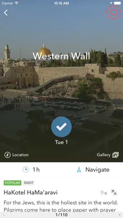 Middle East Trip Planner, Travel Guide & Offline City Map for Istanbul, Jerusalem or Tel Aviv スクリーンショット