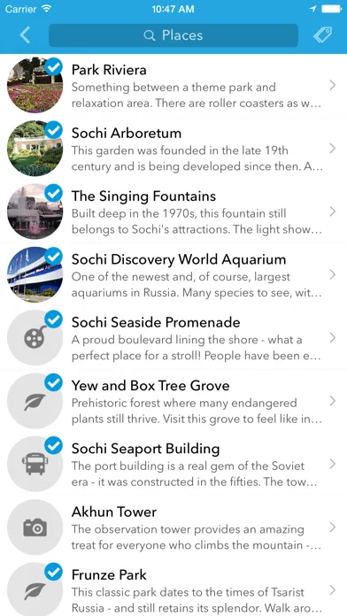 Sochi Offline Map & Travel Guide by Tripomatic Ekran Görüntüleri