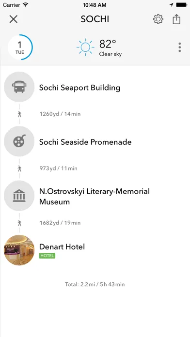 Sochi Offline Map & Travel Guide by Tripomatic Ekran Görüntüleri