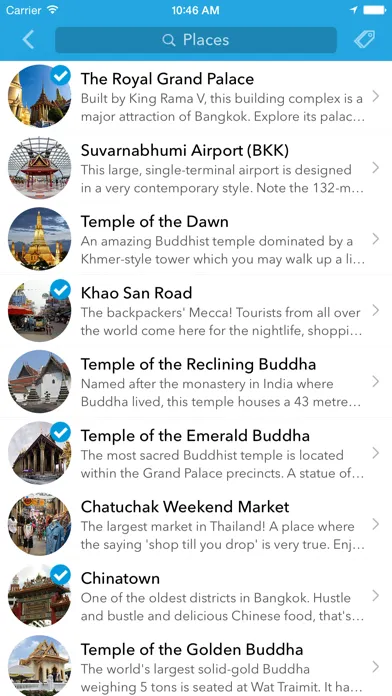 Captures d'écran de Trip Planner, Travel Guide & Offline City Map for Thailand, Indonesia, Malaysia, India, Cambodia, Vietnam and Singapore