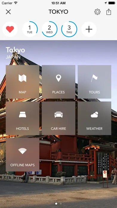 Capturas de tela do Tokyo City Map and Guide by Tripomatic