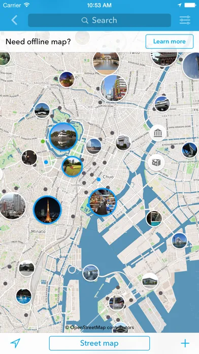 Capturas de tela do Tokyo City Map and Guide by Tripomatic