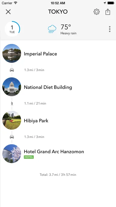 Capturas de tela do Tokyo City Map and Guide by Tripomatic