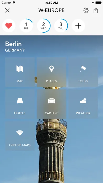 Travel Guide & Offline Map for Western Europe Screenshots