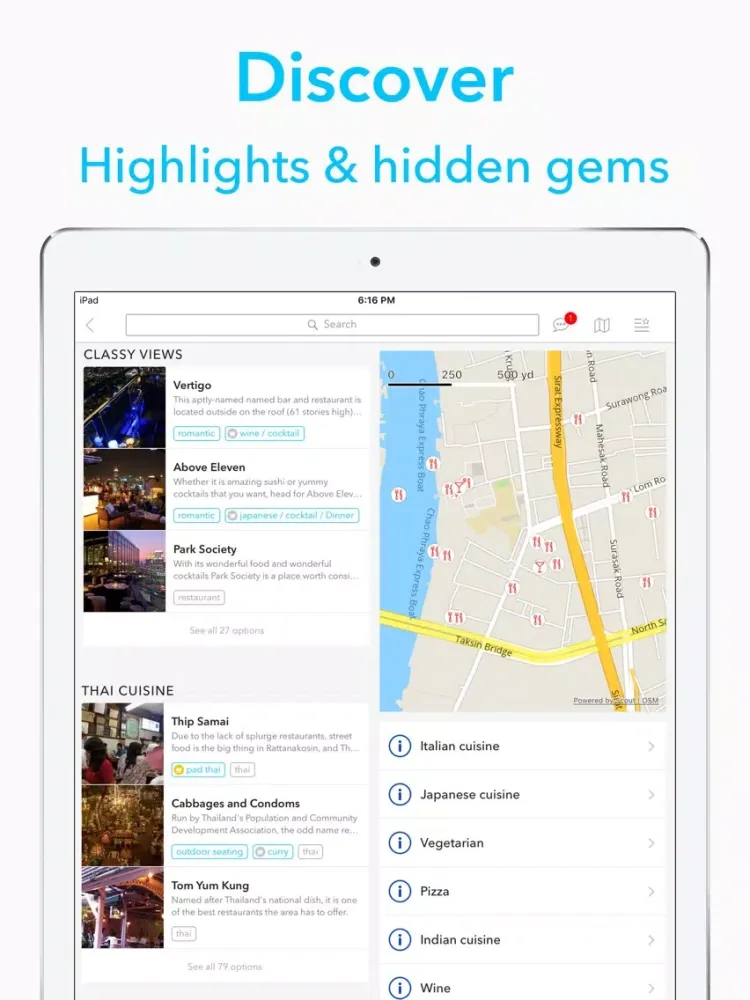 Tangkapan layar Greece Travel Guide by Triposo iPad 