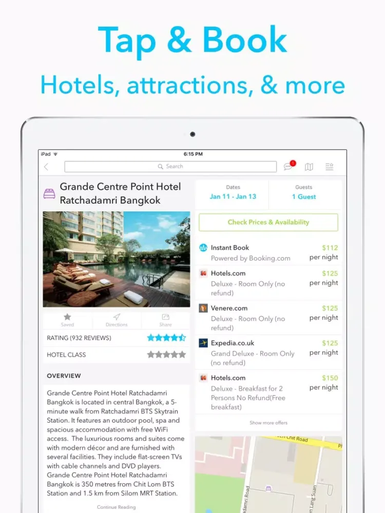 Tangkapan layar Greece Travel Guide by Triposo iPad 