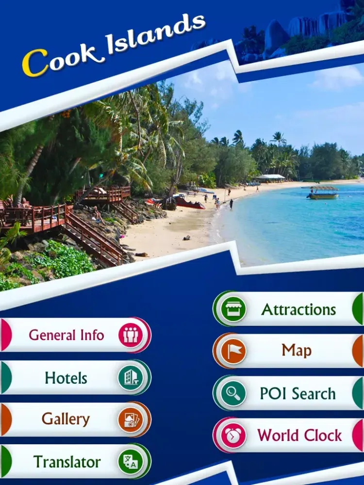 Screenshot di Cook Islands Tourism Guide iPad 