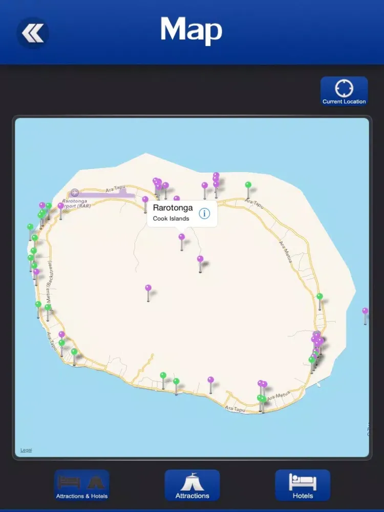 Screenshot di Cook Islands Tourism Guide iPad 