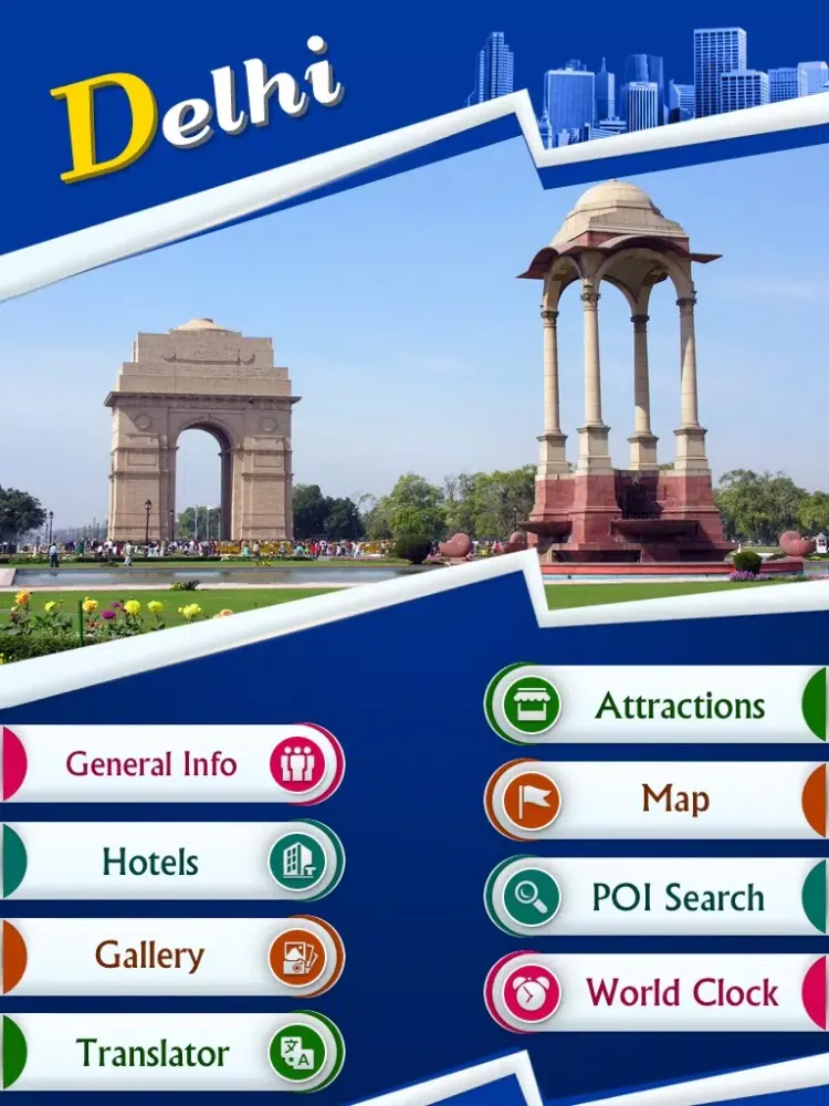 Delhi Tourism iPad  スクリーンショット