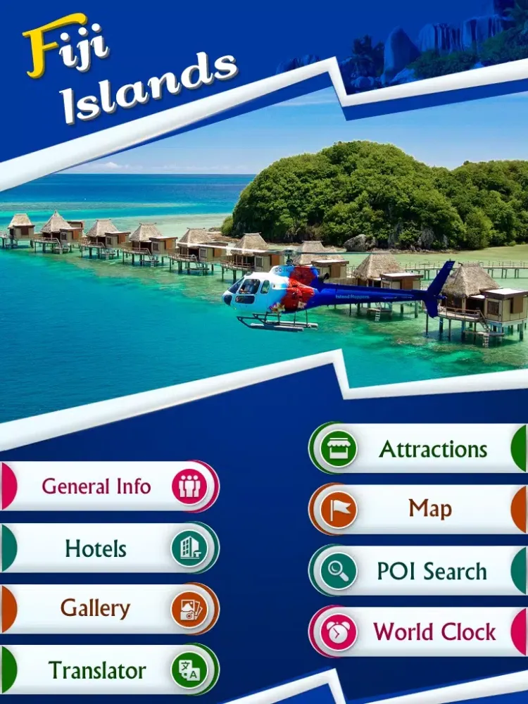 Fiji Islands Travel Guide iPad  स्क्रीनशॉट