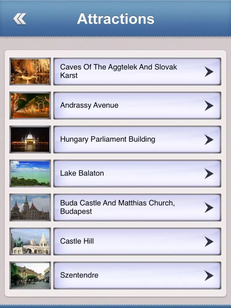 Hungary Offline Travel Guide iPad  Screenshots