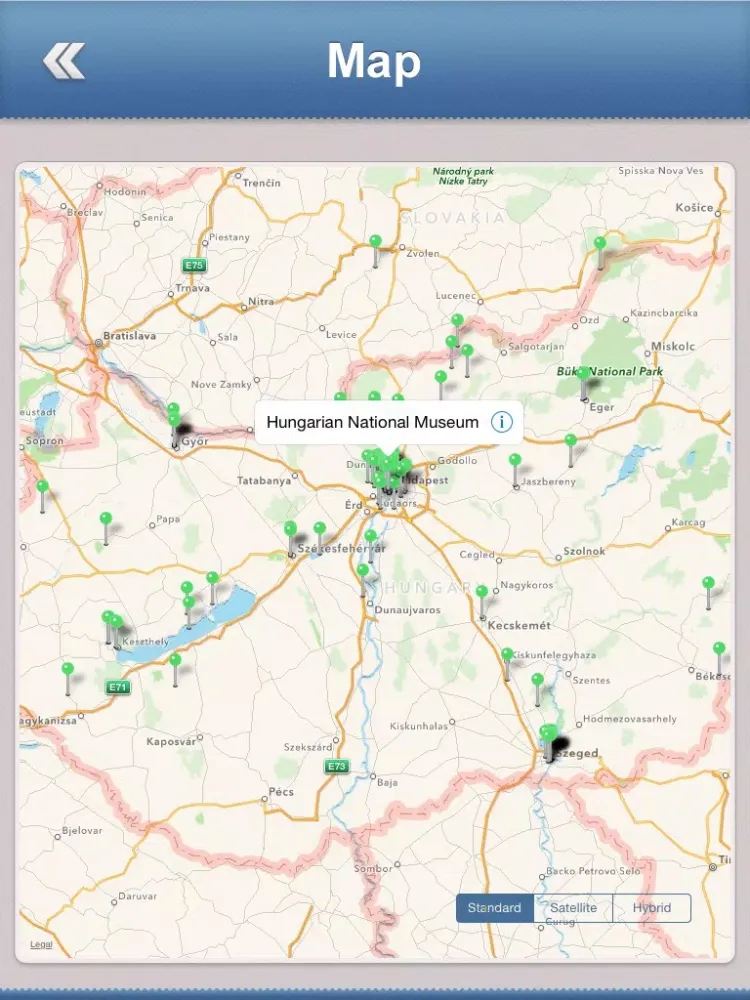 Hungary Offline Travel Guide iPad  Screenshots