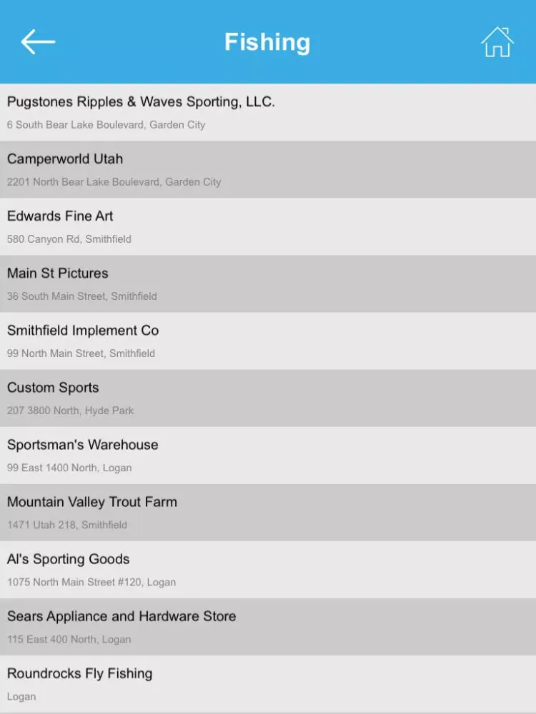 Idaho State Parks & National Parks iPad  Screenshots