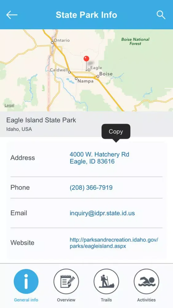 Idaho State Parks & National Parks Screenshots