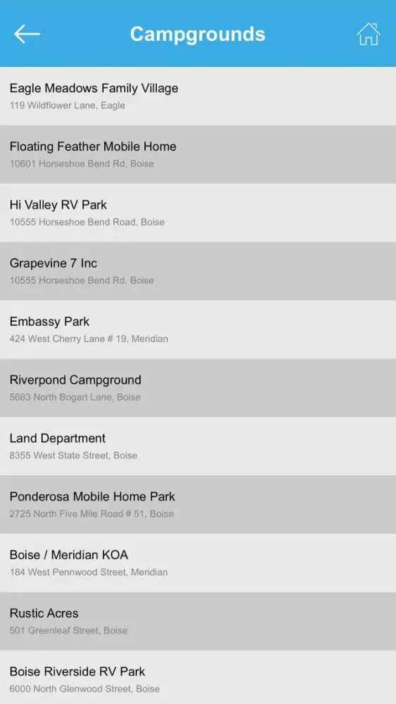 Idaho State Parks & National Parks Screenshots
