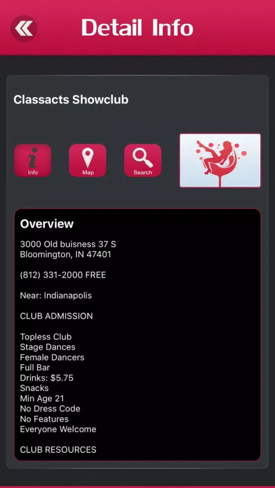 Indiana Strip Clubs & Night Clubs স্ক্রিনশট
