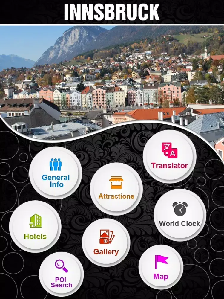 Innsbruck Travel Guide iPad  Screenshots