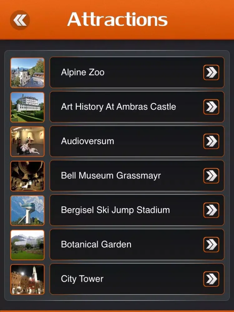 Innsbruck Travel Guide iPad  Screenshots