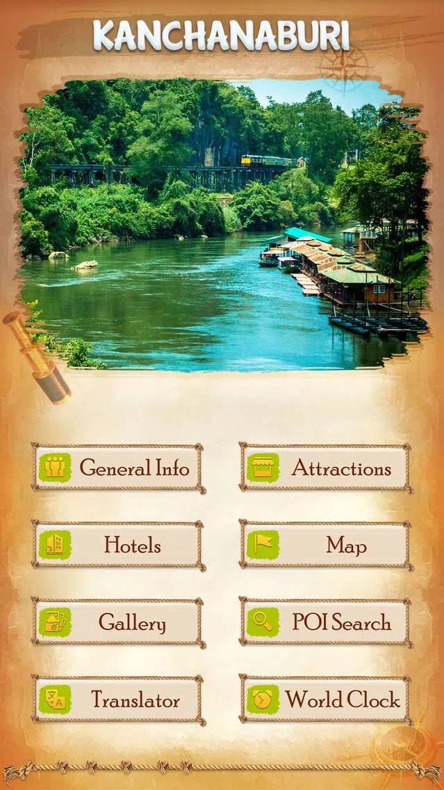 Ảnh chụp màn hình của Kanchanaburi Travel Guide