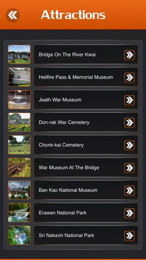 Kanchanaburi Travel Guide应用截图