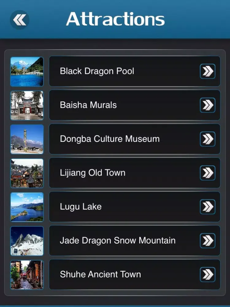 تصاویر Lijiang Travel Guide iPad 