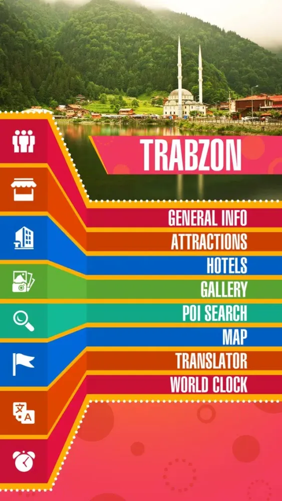 Capturas de tela do Trabzon City Travel Guide
