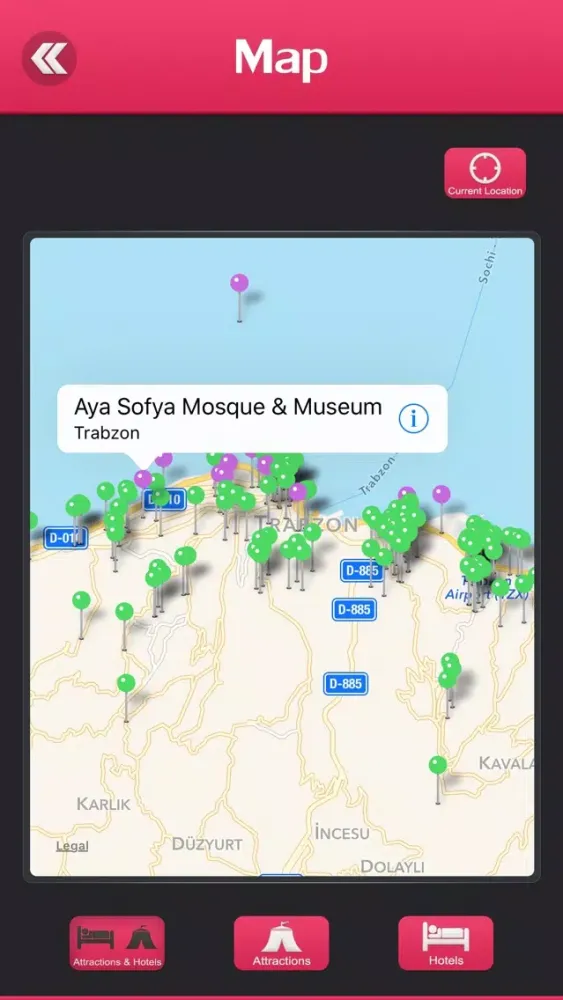 Capturas de tela do Trabzon City Travel Guide