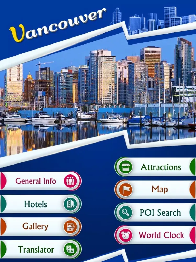 Vancouver Tourism Guide iPad  스크린샷