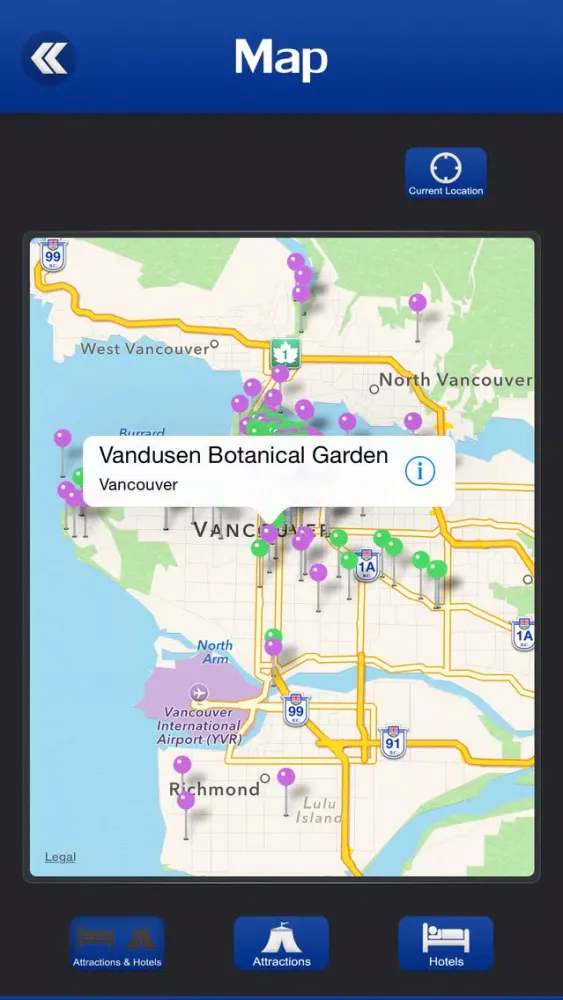 Vancouver Tourism Guide 스크린샷