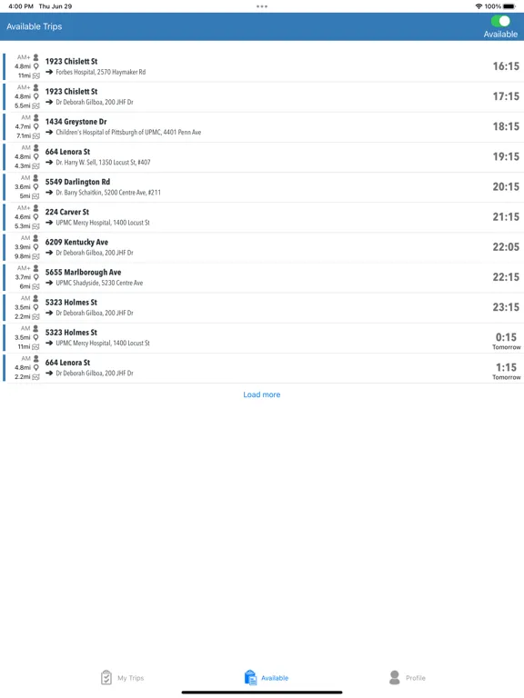BCB - Provider Mobile iPad  Ekran Görüntüleri