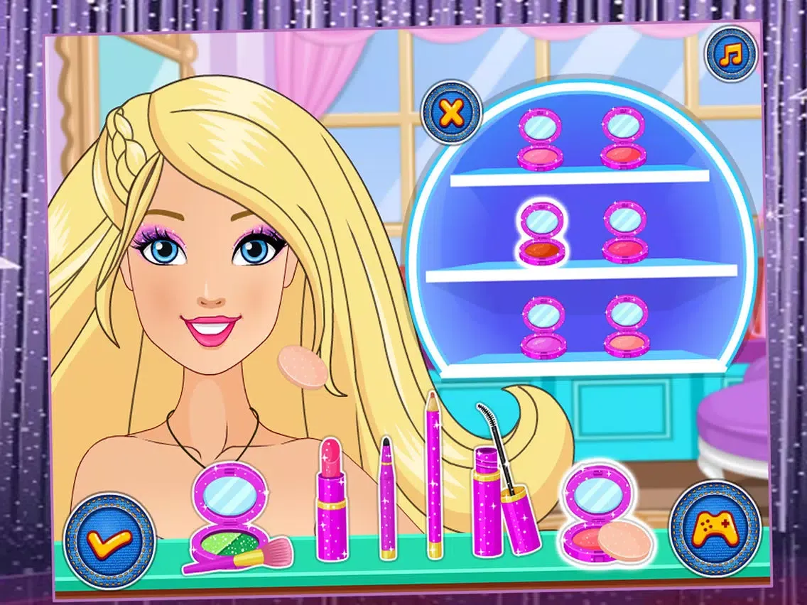 تصاویر Fashion Girl Salon － Girl Makeup,Dressup and Makeover Games iPad 