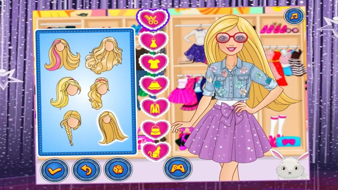 تصاویر Fashion Girl Salon － Girl Makeup,Dressup and Makeover Games
