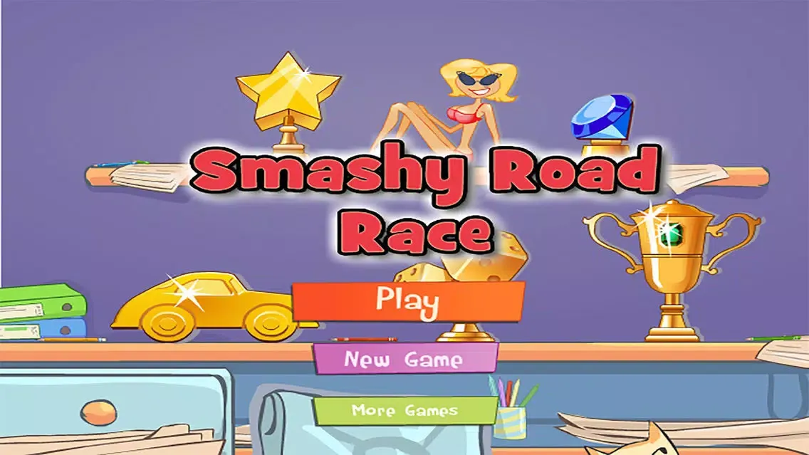 Capturas de tela do Smashy Office Race － Extreme car racing simulator Game