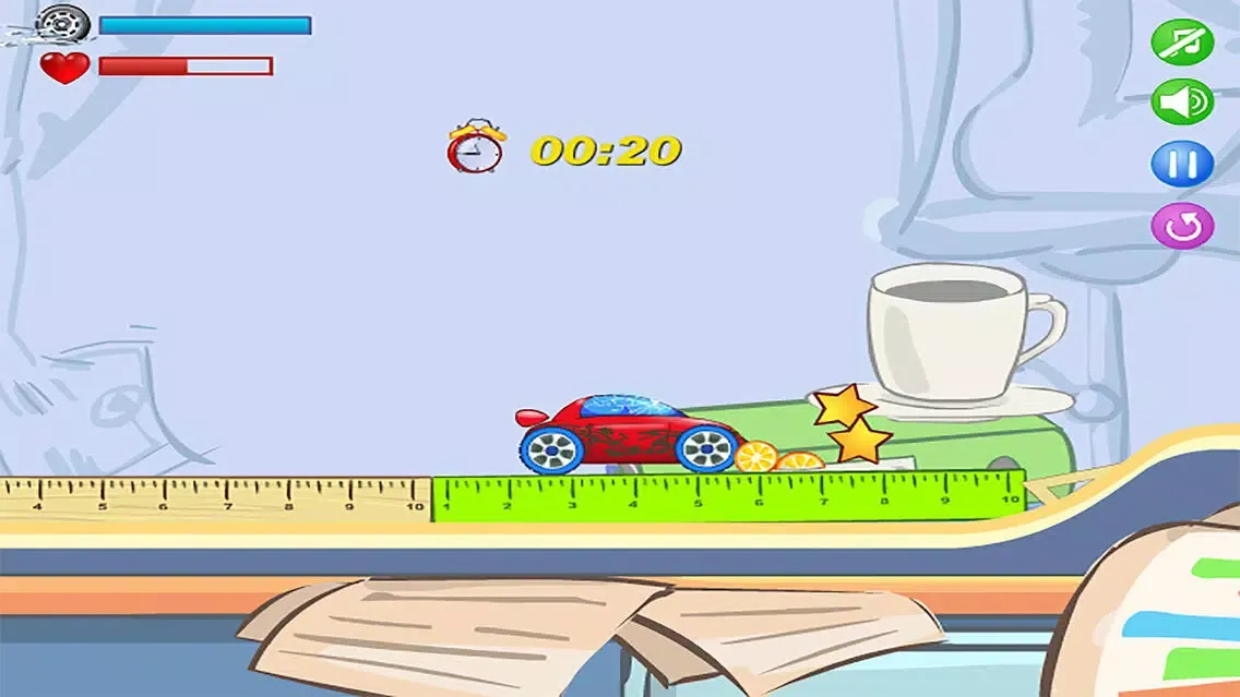 Capturas de tela do Smashy Office Race － Extreme car racing simulator Game