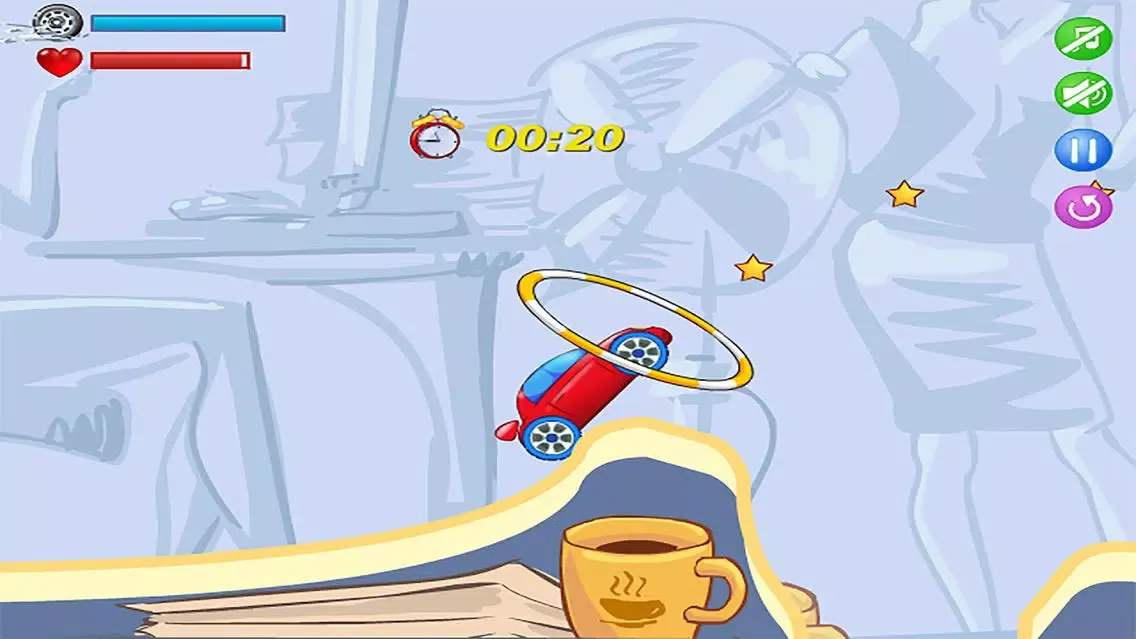 Capturas de tela do Smashy Office Race － Extreme car racing simulator Game