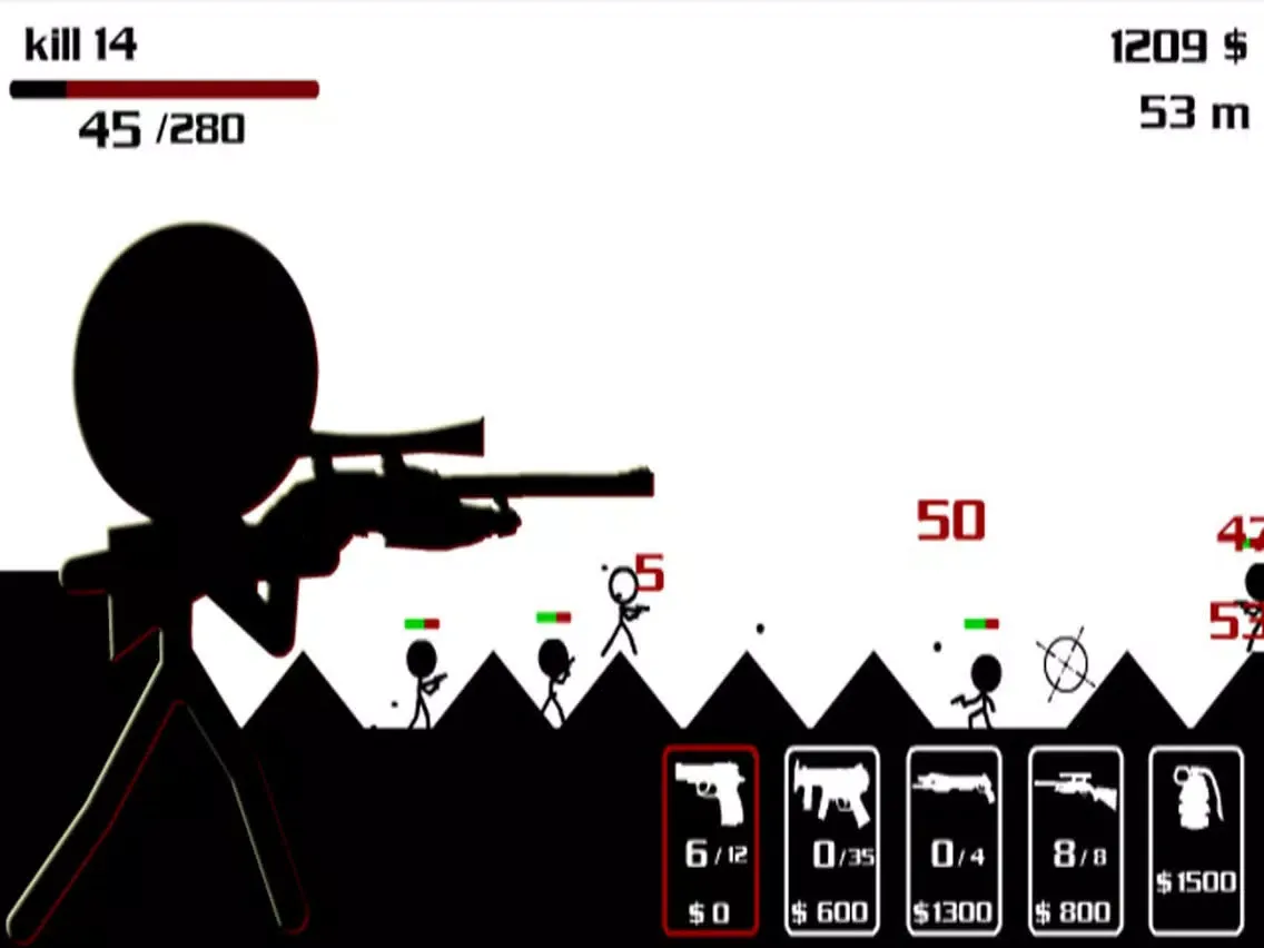 Capturas de tela do Stick War:Hills Shooting Adventure iPad 