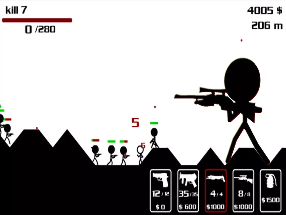 Capturas de tela do Stick War:Hills Shooting Adventure iPad 