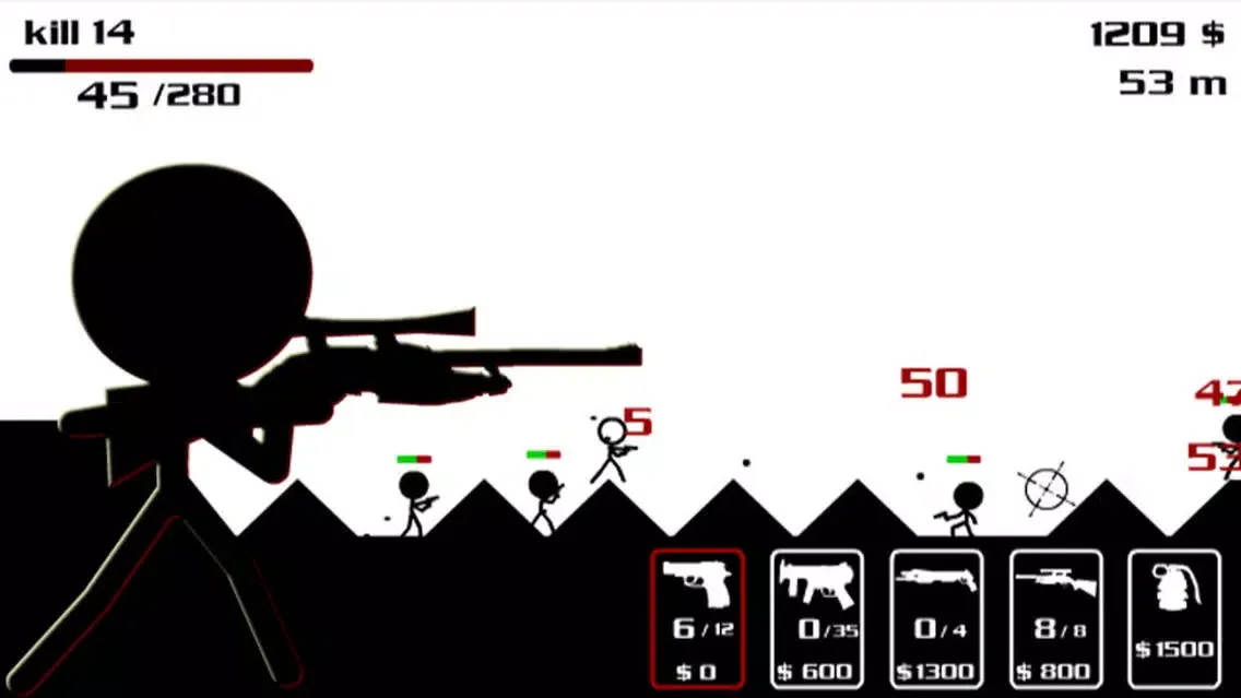Capturas de tela do Stick War:Hills Shooting Adventure