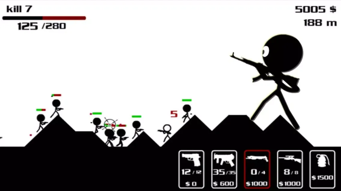 Capturas de tela do Stick War:Hills Shooting Adventure
