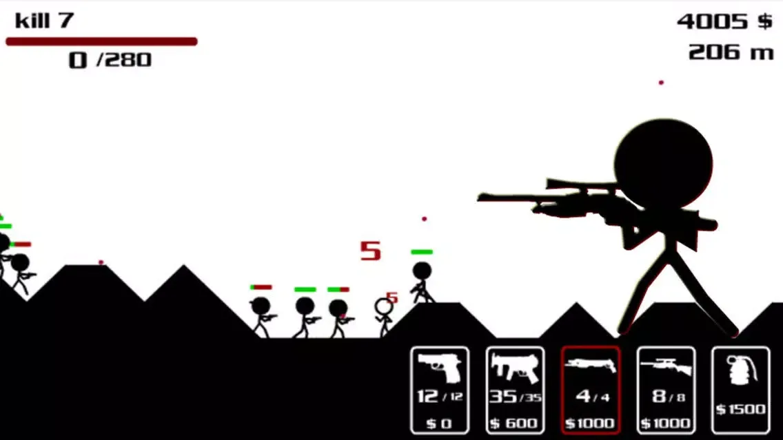 Capturas de tela do Stick War:Hills Shooting Adventure
