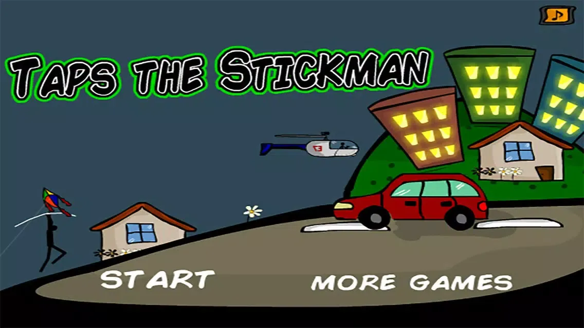 Captures d'écran de Taps the Stickman - Escape from City