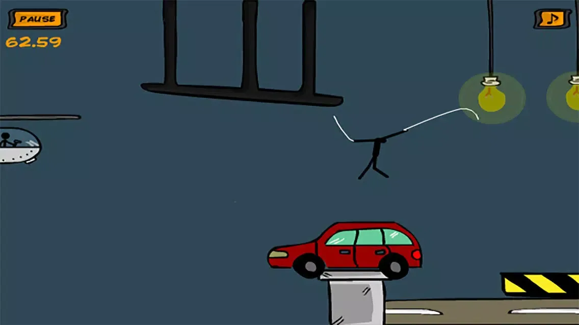 Captures d'écran de Taps the Stickman - Escape from City