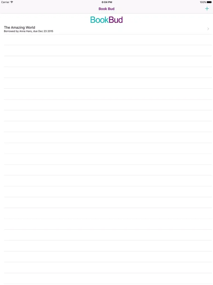 Zrzuty ekranu Book Bud iPad 