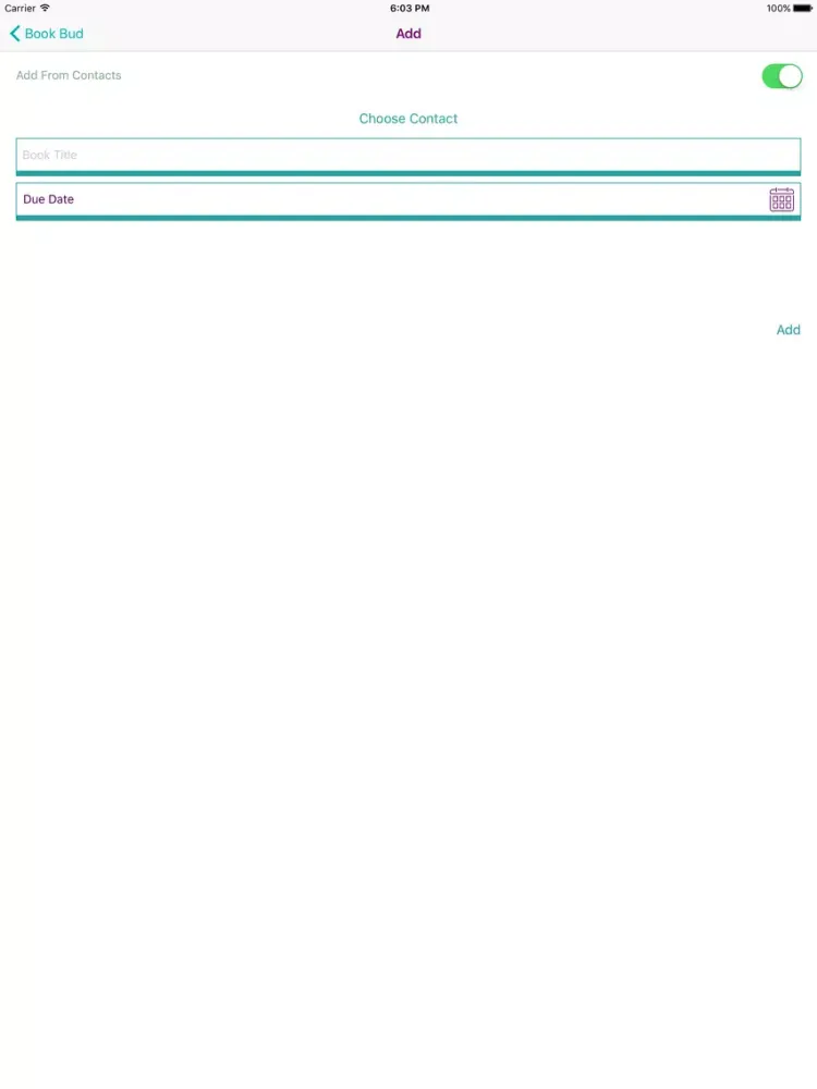 Zrzuty ekranu Book Bud iPad 