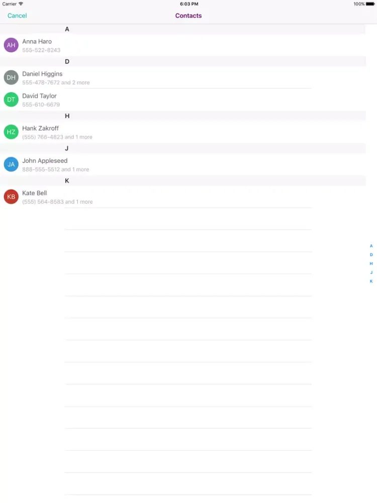 Zrzuty ekranu Book Bud iPad 