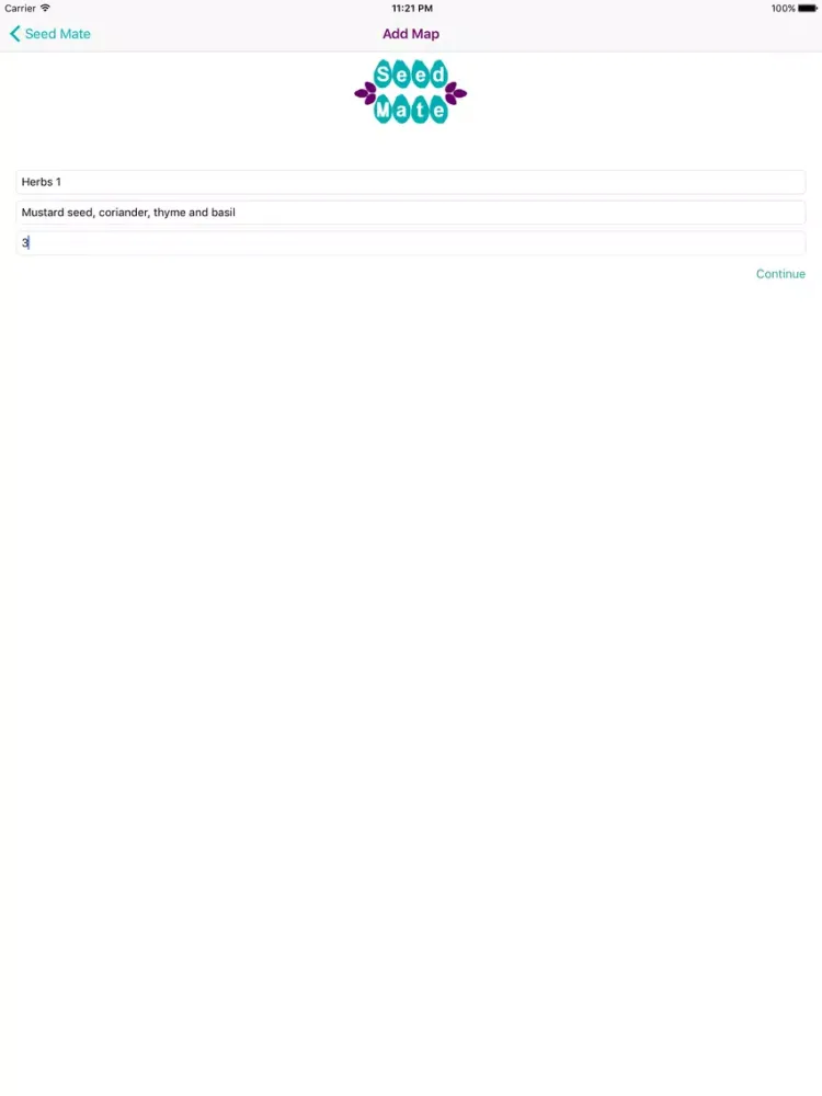 Capturas de tela do Seed Mate iPad 
