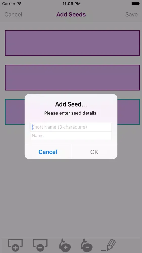 Capturas de tela do Seed Mate