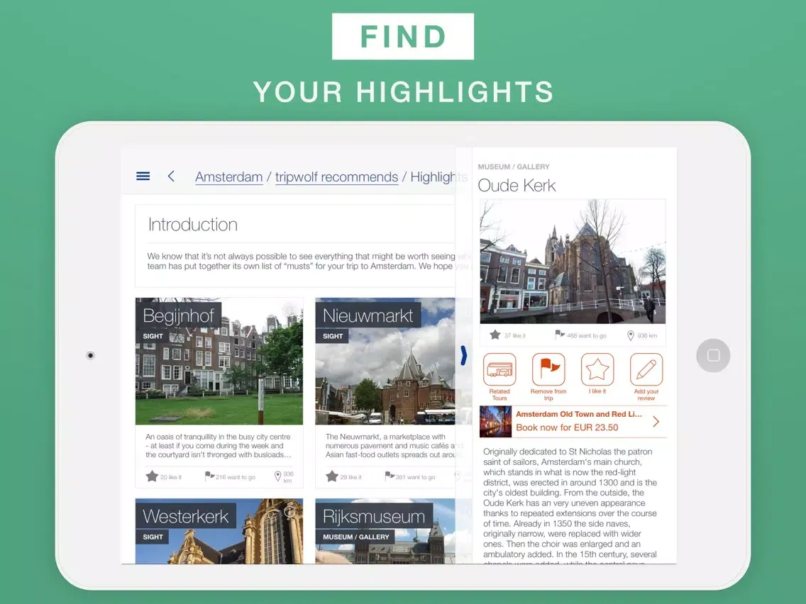 Amsterdam - Travel Guide & Offline Map iPad  スクリーンショット