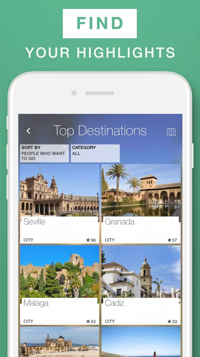 Ảnh chụp màn hình của Andalusia - Travel Guide & Offline Map