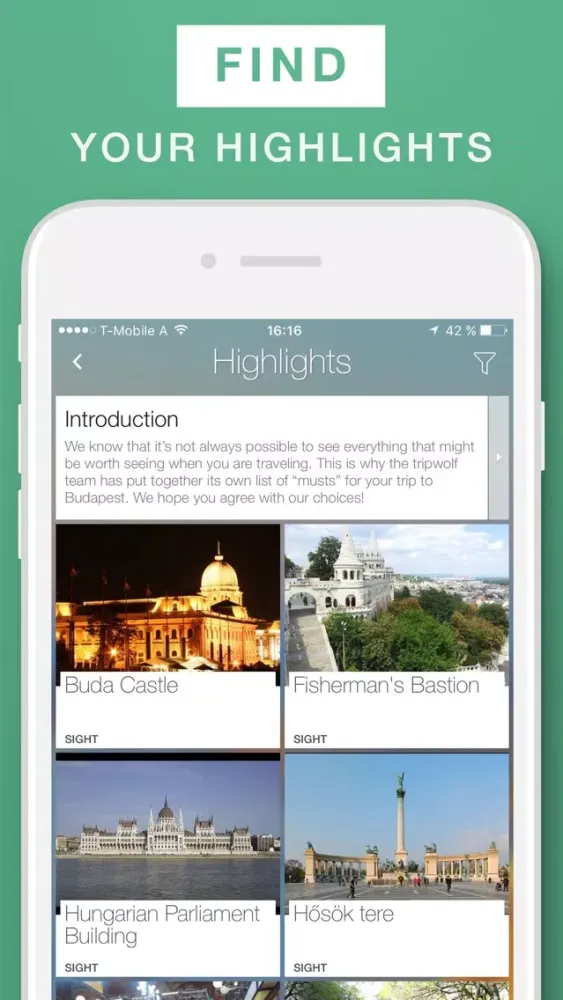 Capturas de pantalla de Budapest - Travel Guide & Offline Map